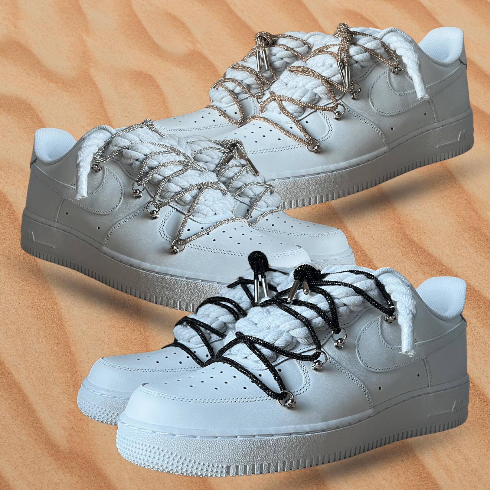 Nike "Diamond" Rope Lace Air Force 1