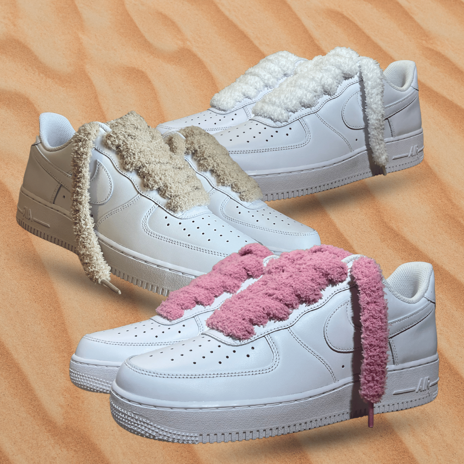 Nike Fluffy Air Force 1