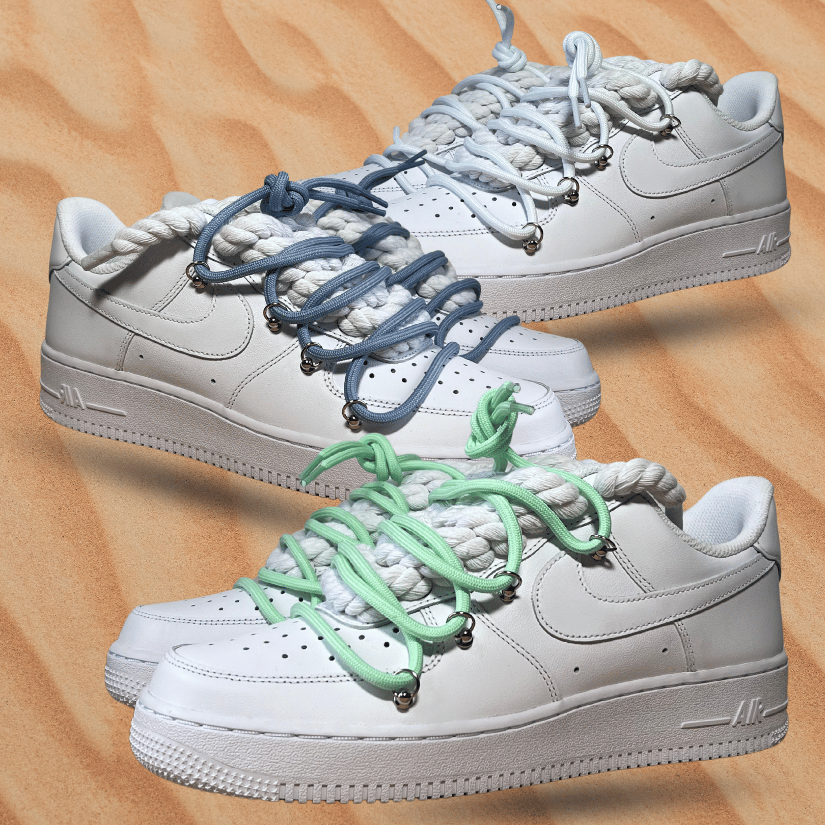 Nike Laced Up Rope Lace Air force 1