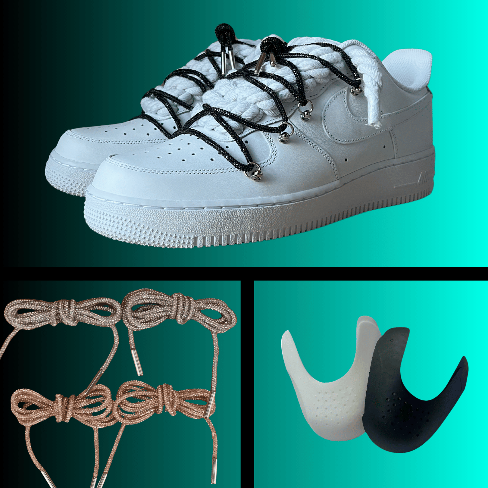 Diamond Rope Lace Air Force Bundle