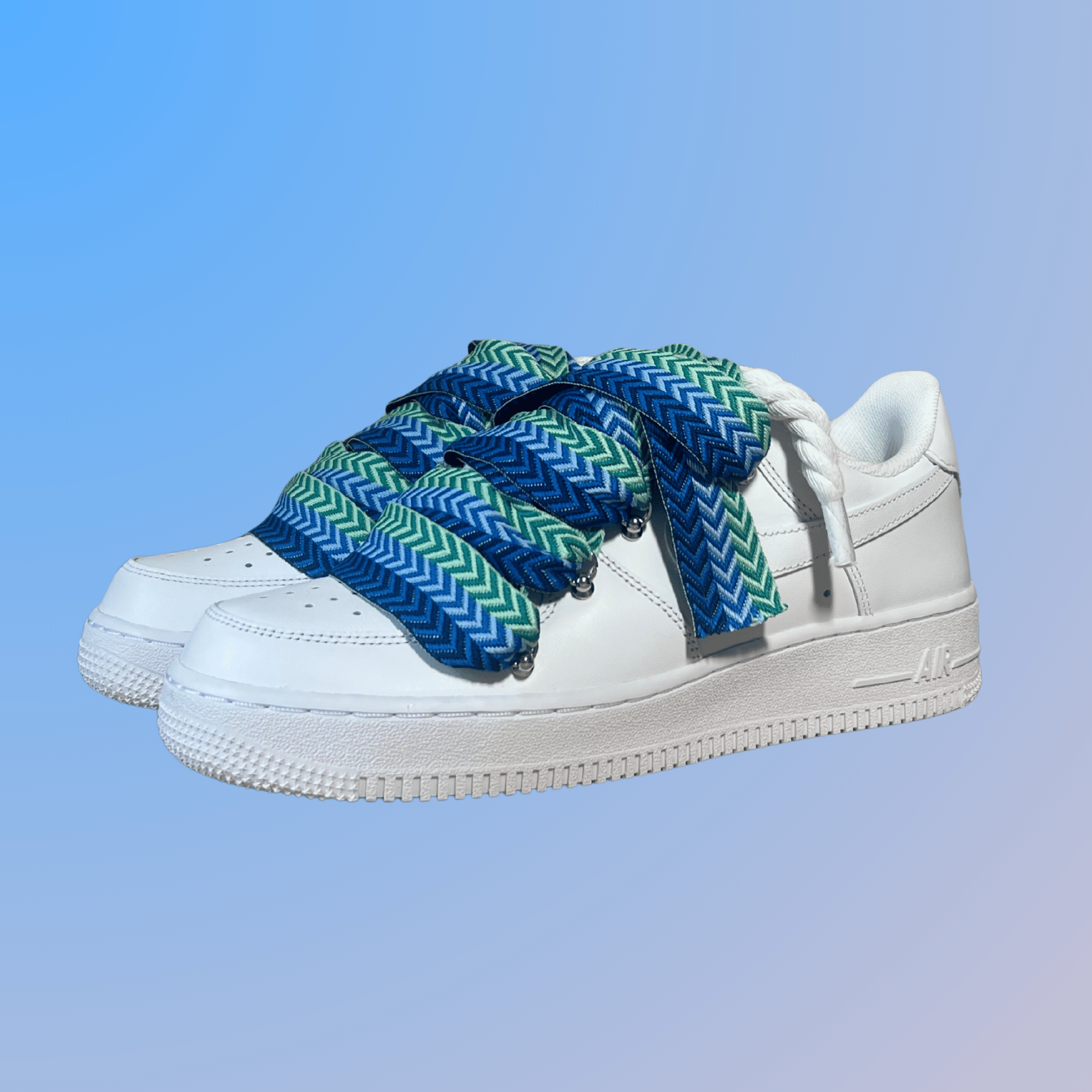 Nike Air Force 1 Lanvin Rope Lace (Blue Black) (új)