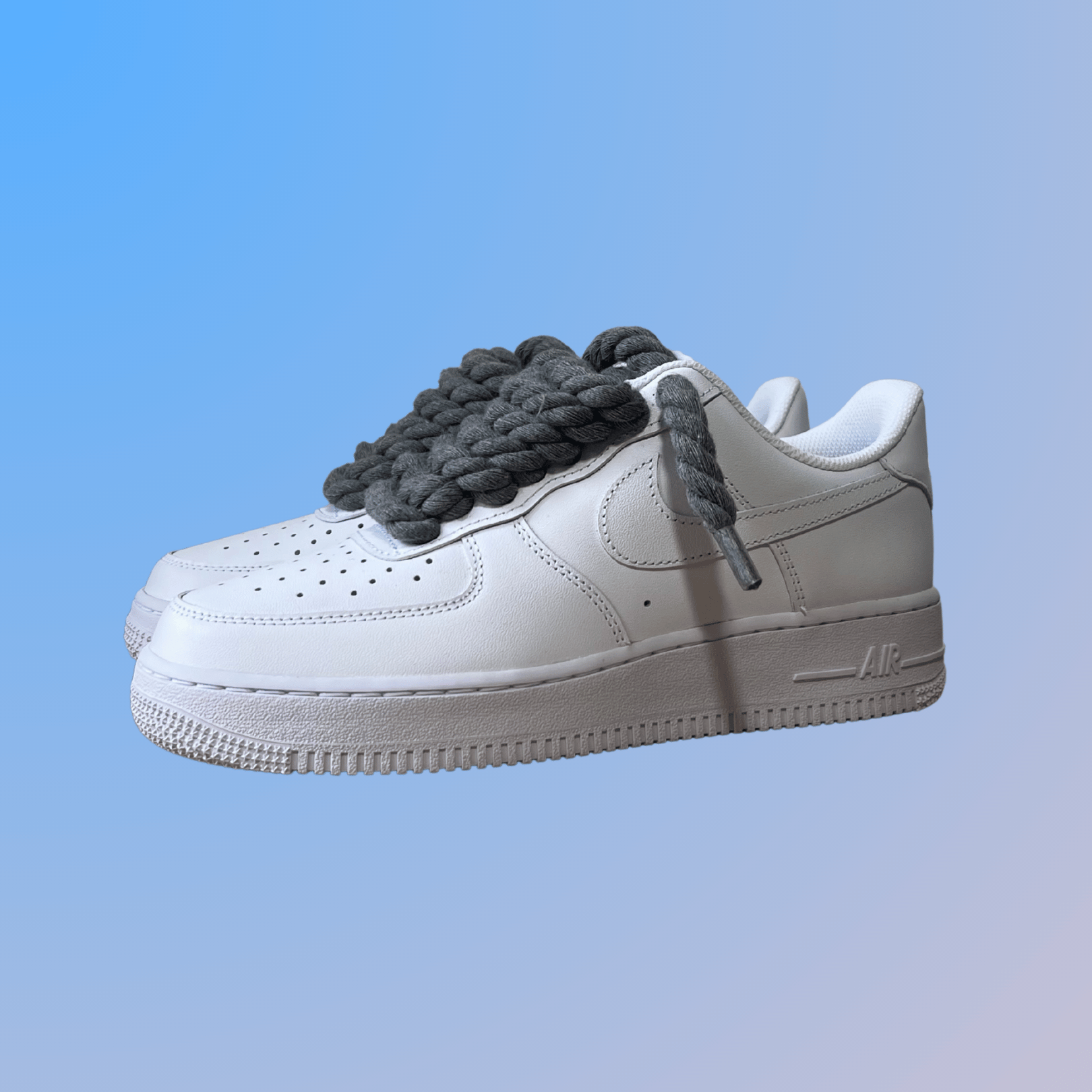 Nike Air Force 1 '07 Chunky Rope Lace (Dark Grey)