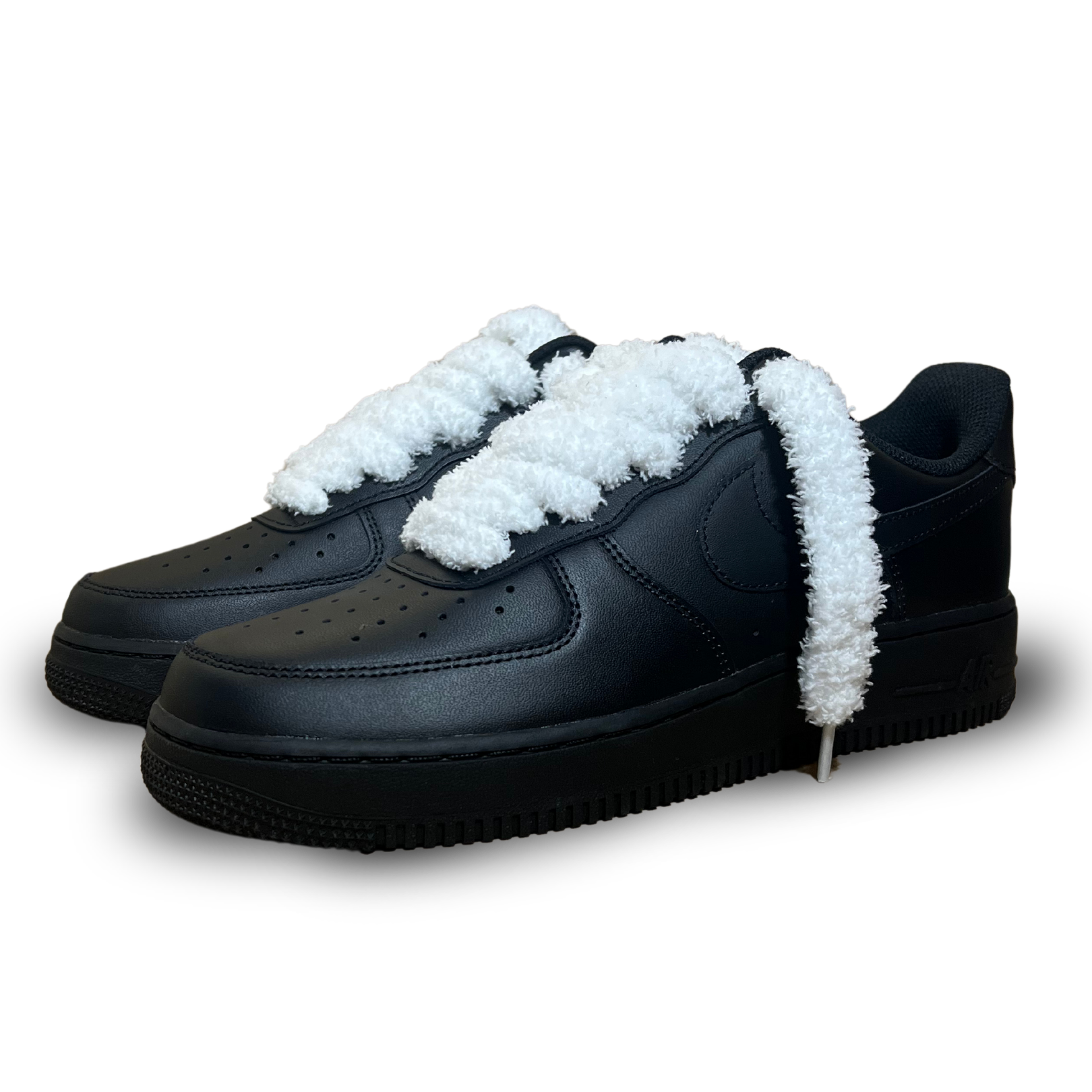nike air force fluffy tongue