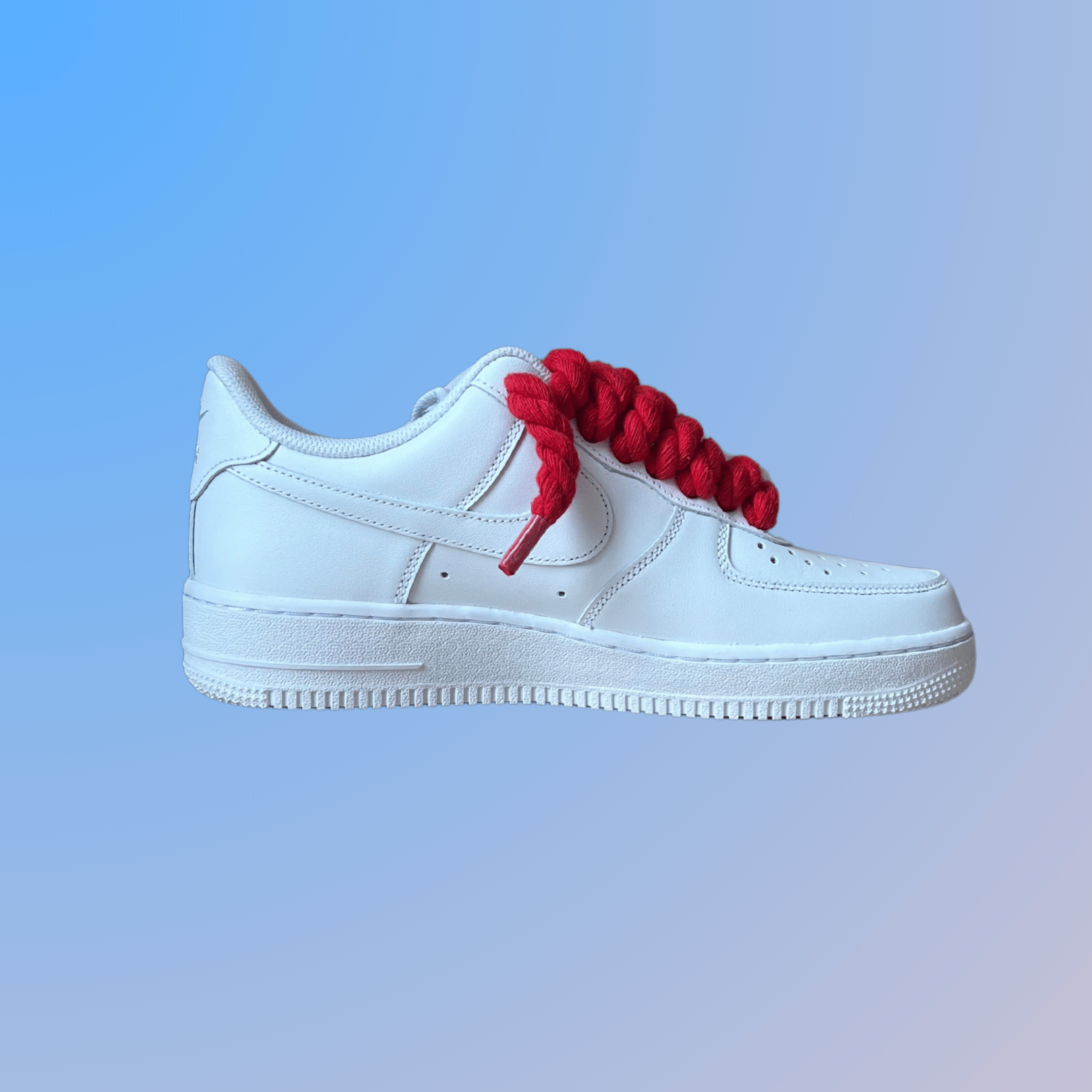 Nike Air Force 1 '07 Chunky Rope Lace (Red) (new)