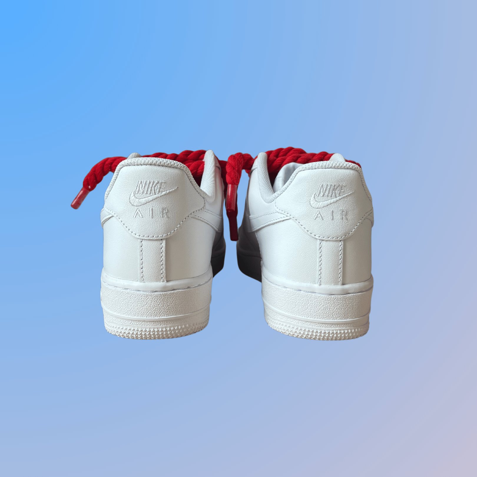 Nike Air Force 1 '07 Chunky Rope Lace Red