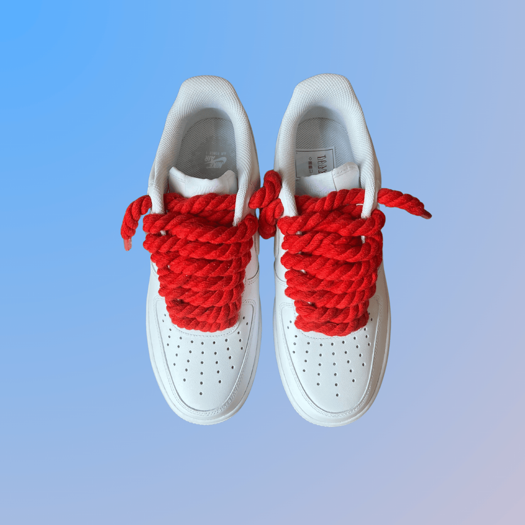 Nike Air Force 1 '07 Chunky Rope Lace (Red)