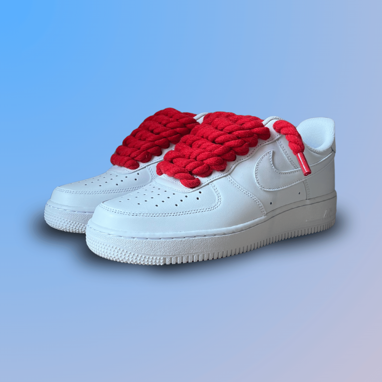 Nike Air Force 1 '07 Chunky Rope Lace (Red) (new)