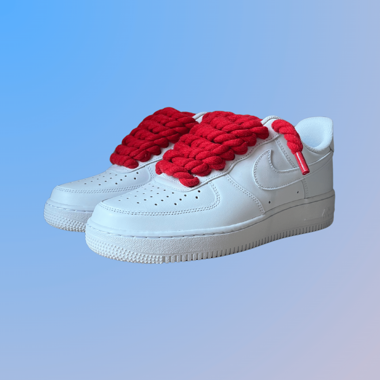Nike Air Force 1 '07 Chunky Rope Lace (Red) (new)