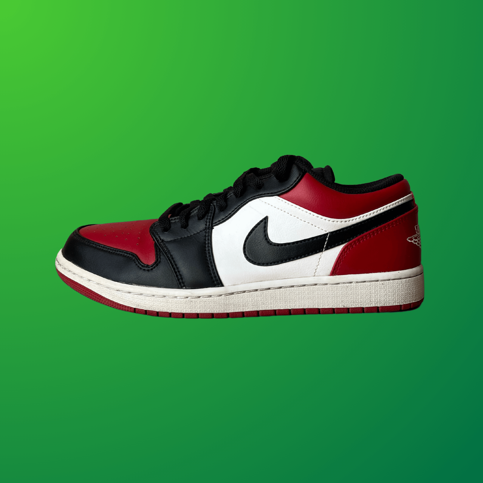 Jordan 1 Low Bred Toe (used)
