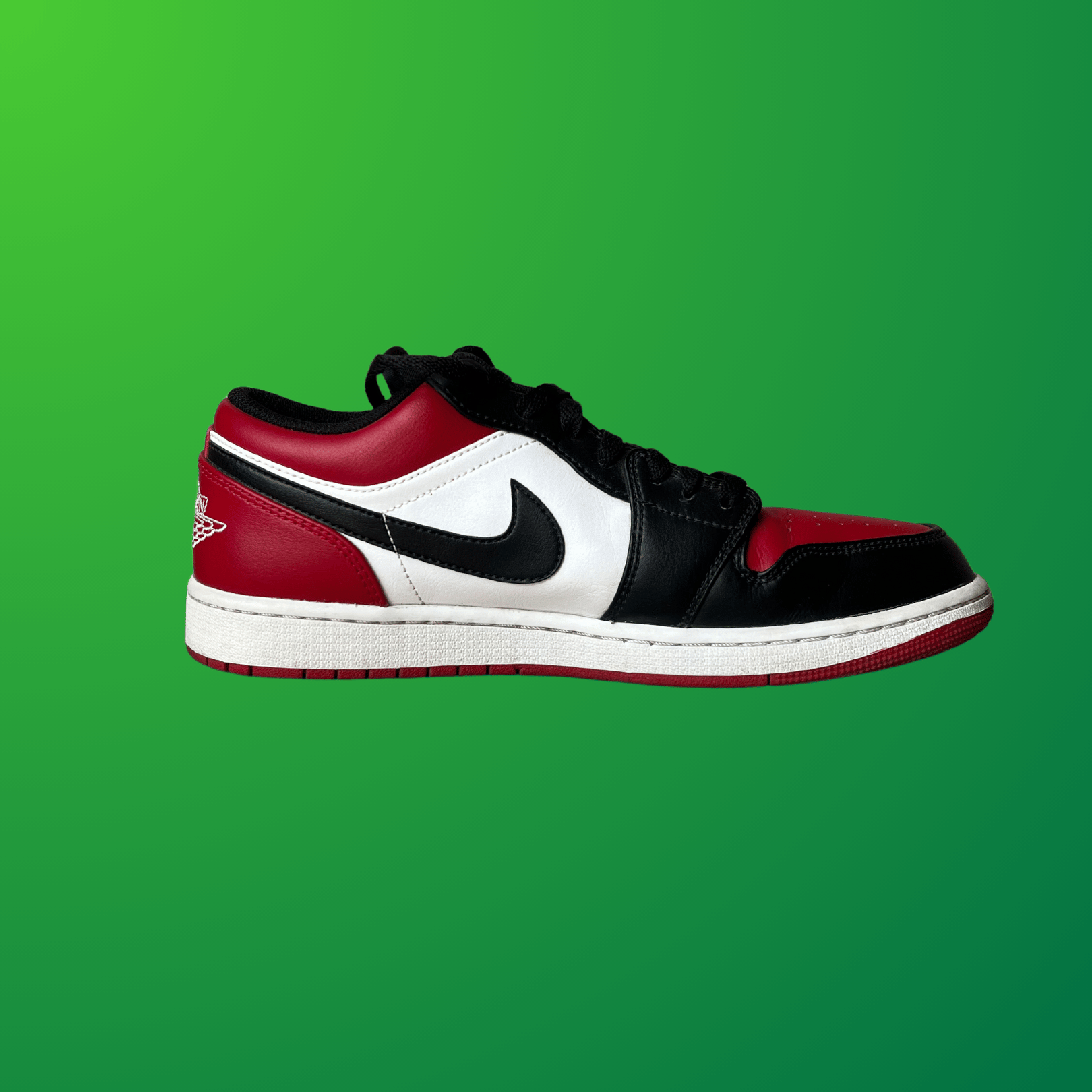 Jordan 1 Low Bred Toe (used)