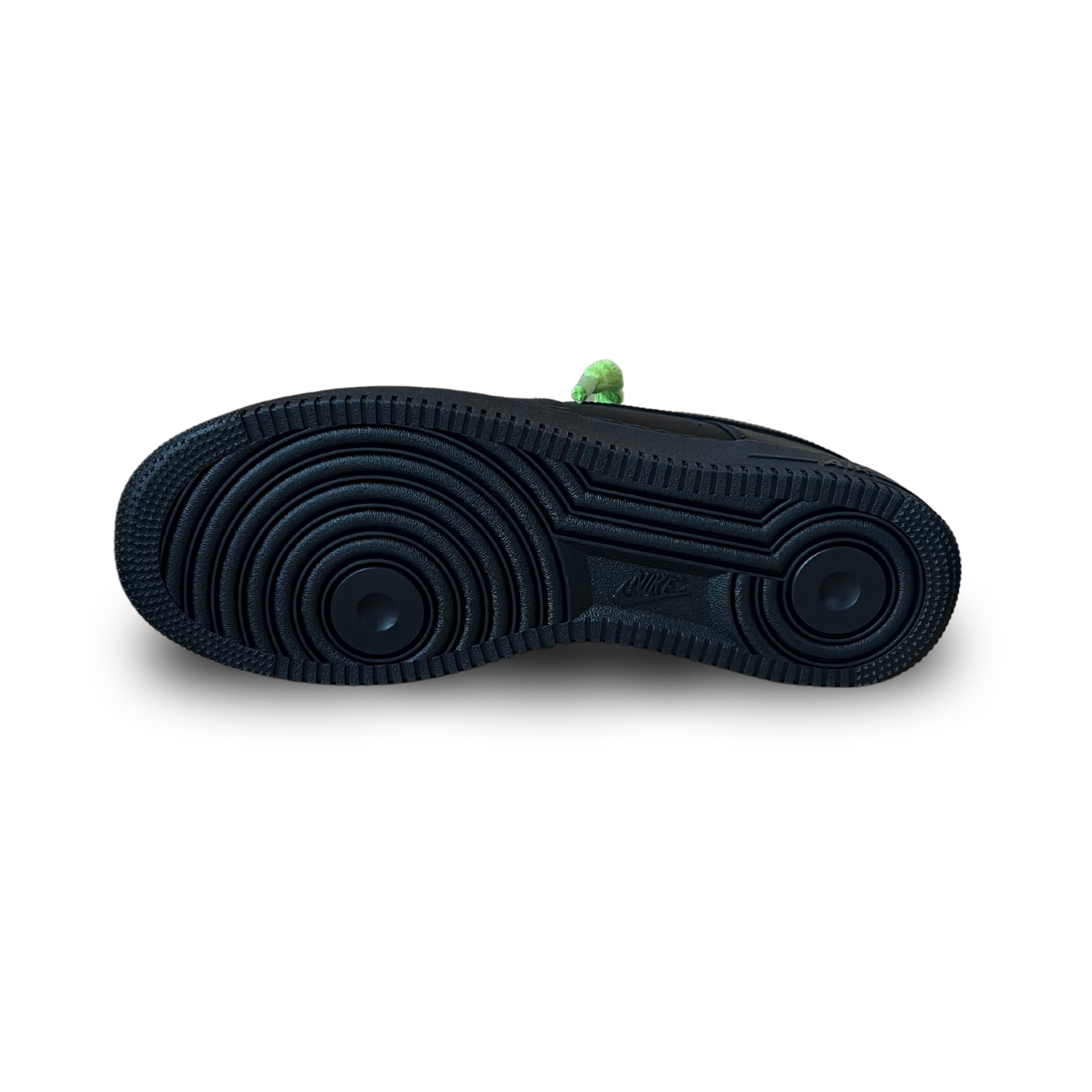 Nike Air Force 1 '07 Black Chunky Rope Lace (Neon) (new)