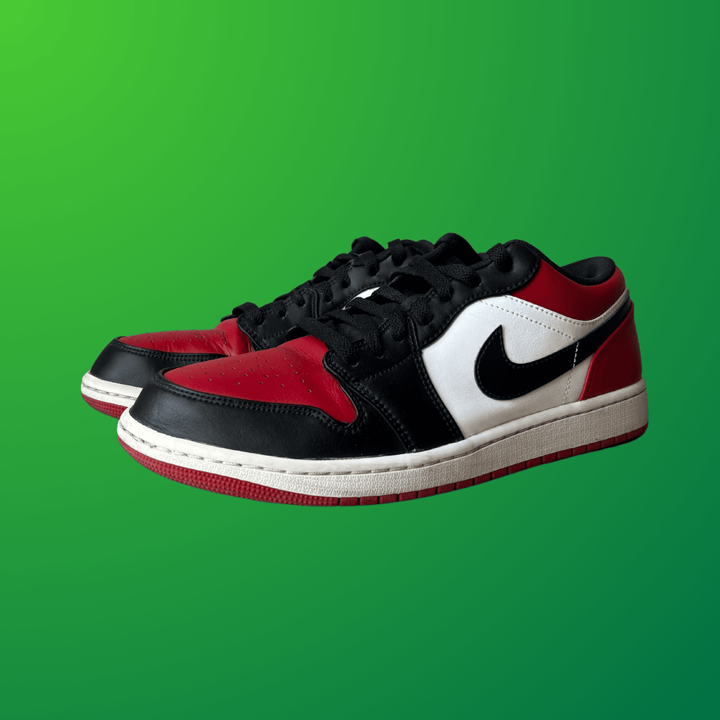 Jordan 1 Low Bred Toe (used)