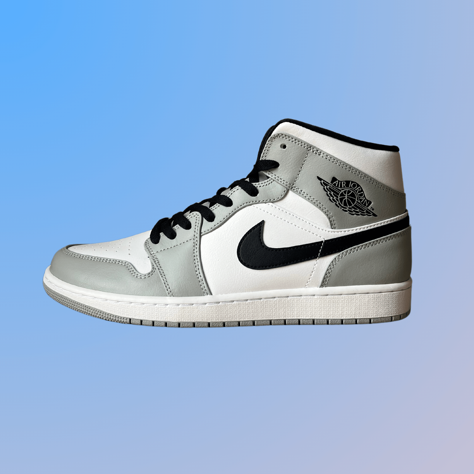 Jordan 1 Mid Light Smoke Grey (new)