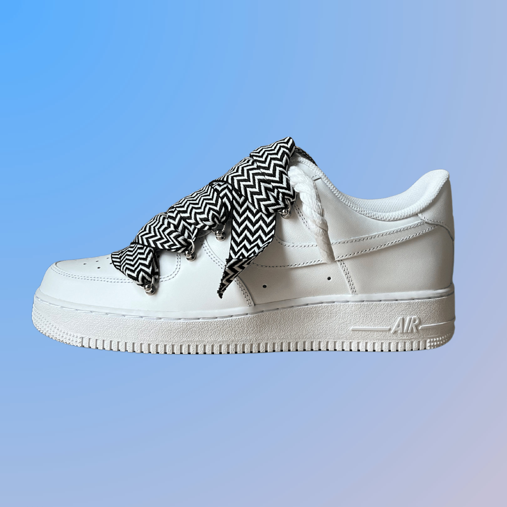 Nike Air Force 1 Lanvin Rope Lace (Black White)