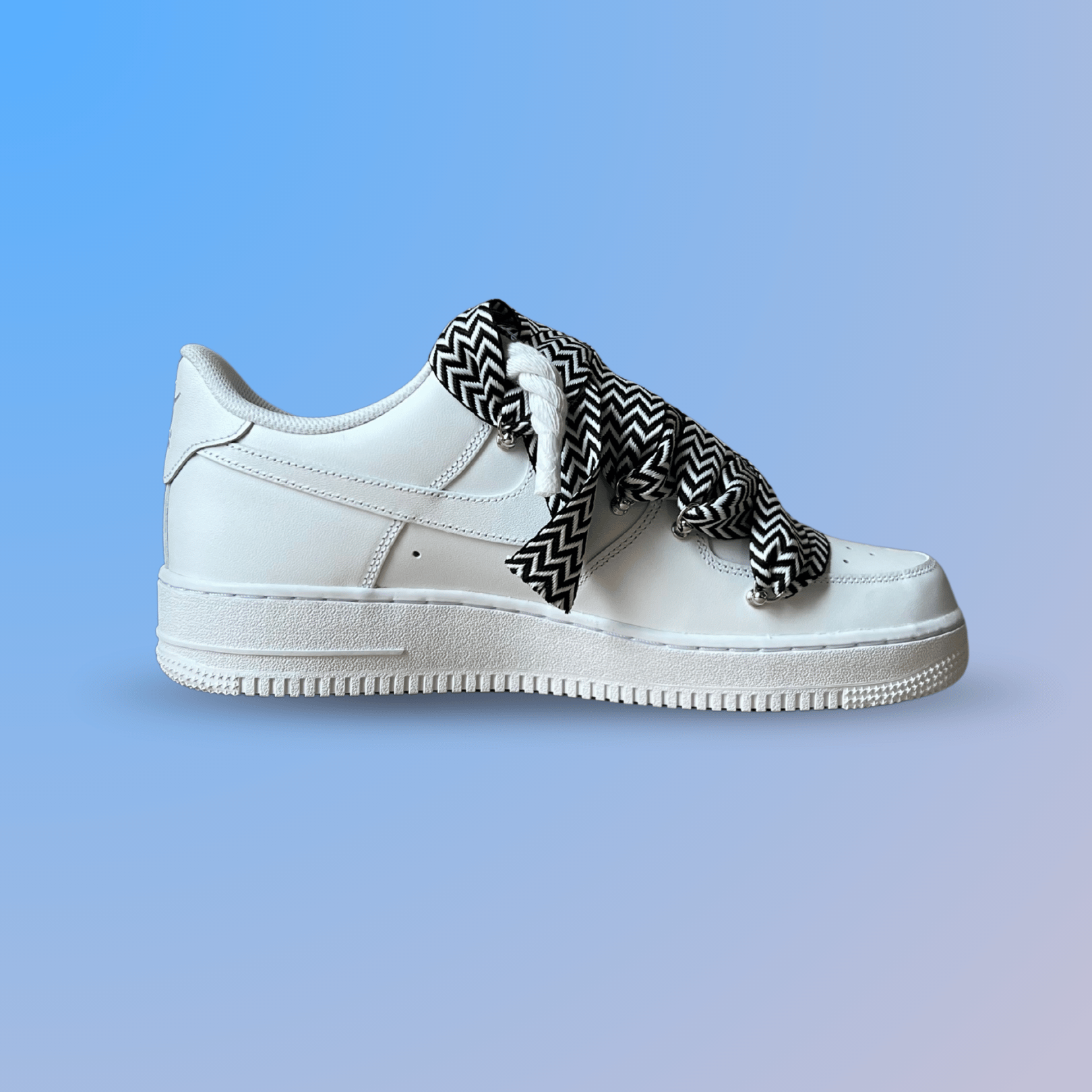 Nike Air Force 1 Lanvin Rope Lace Black White