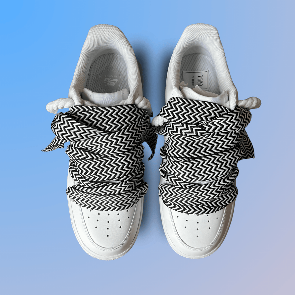 Nike Air Force 1 Lanvin Rope Lace Black White