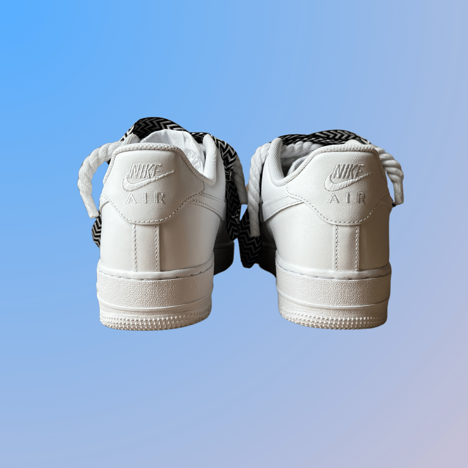 Nike Air Force 1 Lanvin Rope Lace (Black White) (új)