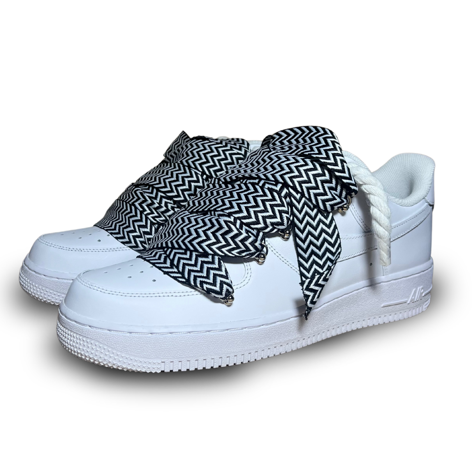 Nike Air Force 1 Lanvin Rope Lace (Black White) (új)