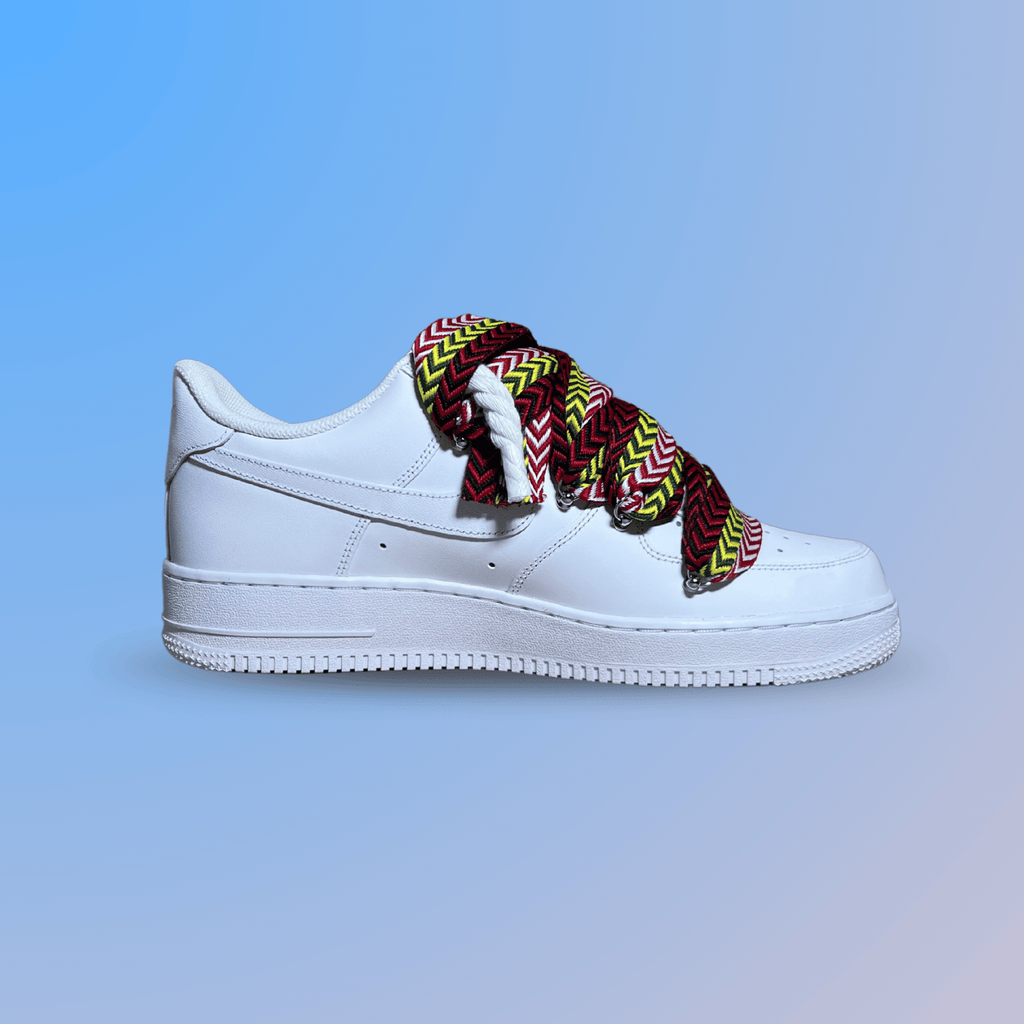Nike Air Force 1 Lanvin Rope Lace Red Yellow
