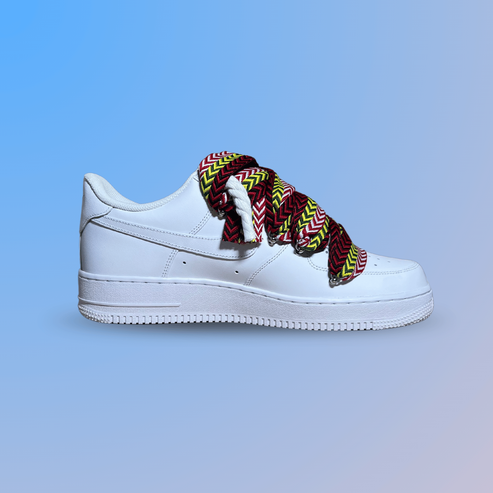 Nike Air Force 1 Lanvin Rope Lace Red Yellow