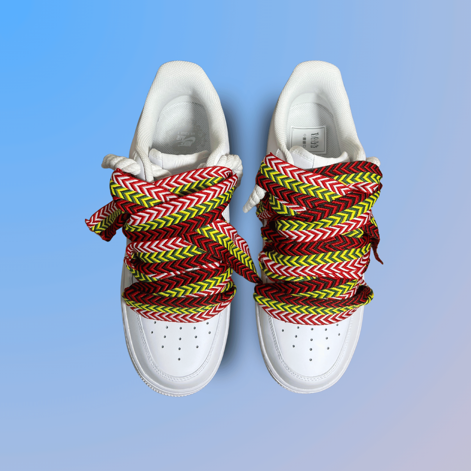 Nike Air Force 1 Lanvin Rope Lace Red Yellow