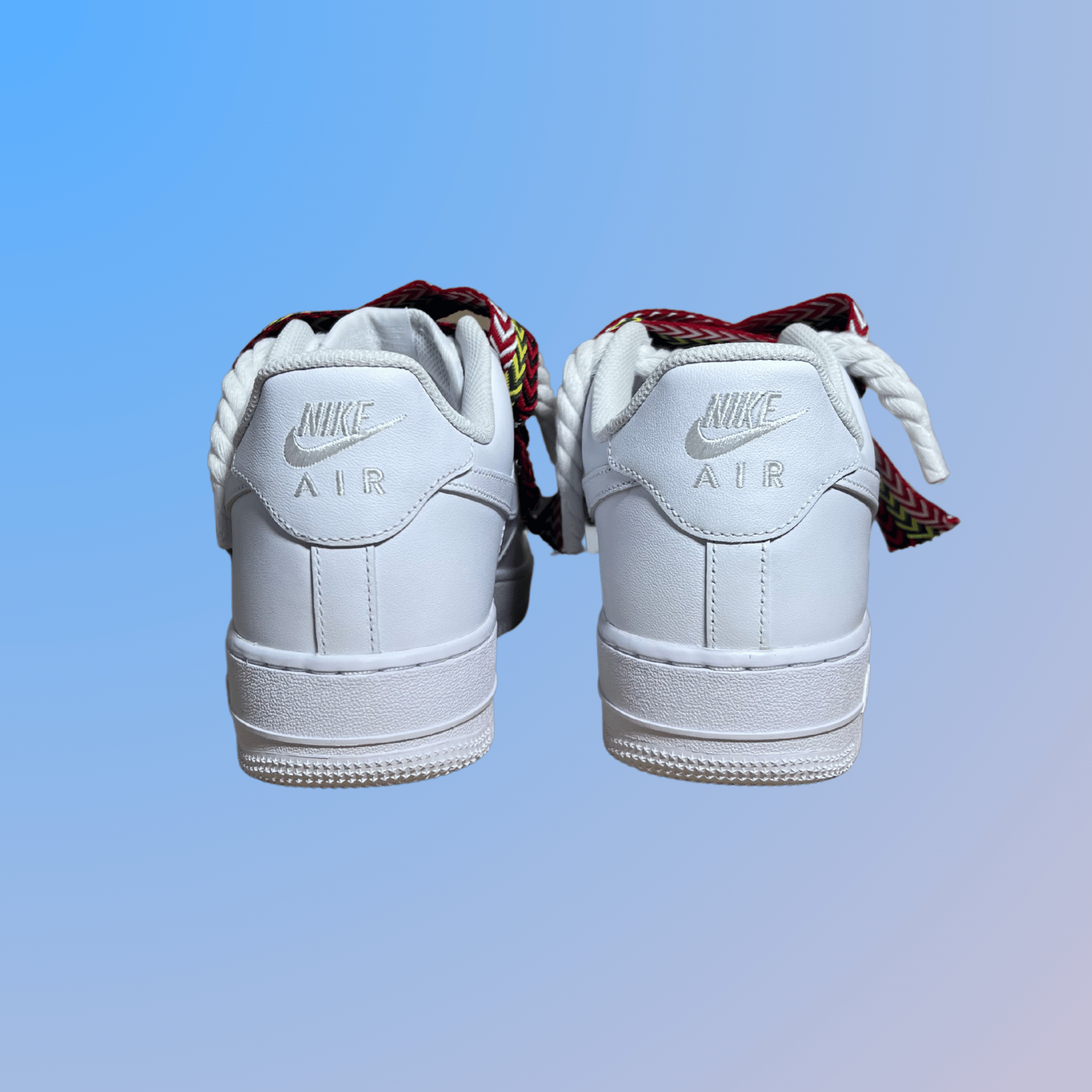 Nike Air Force 1 Lanvin Rope Lace (Red Yellow)