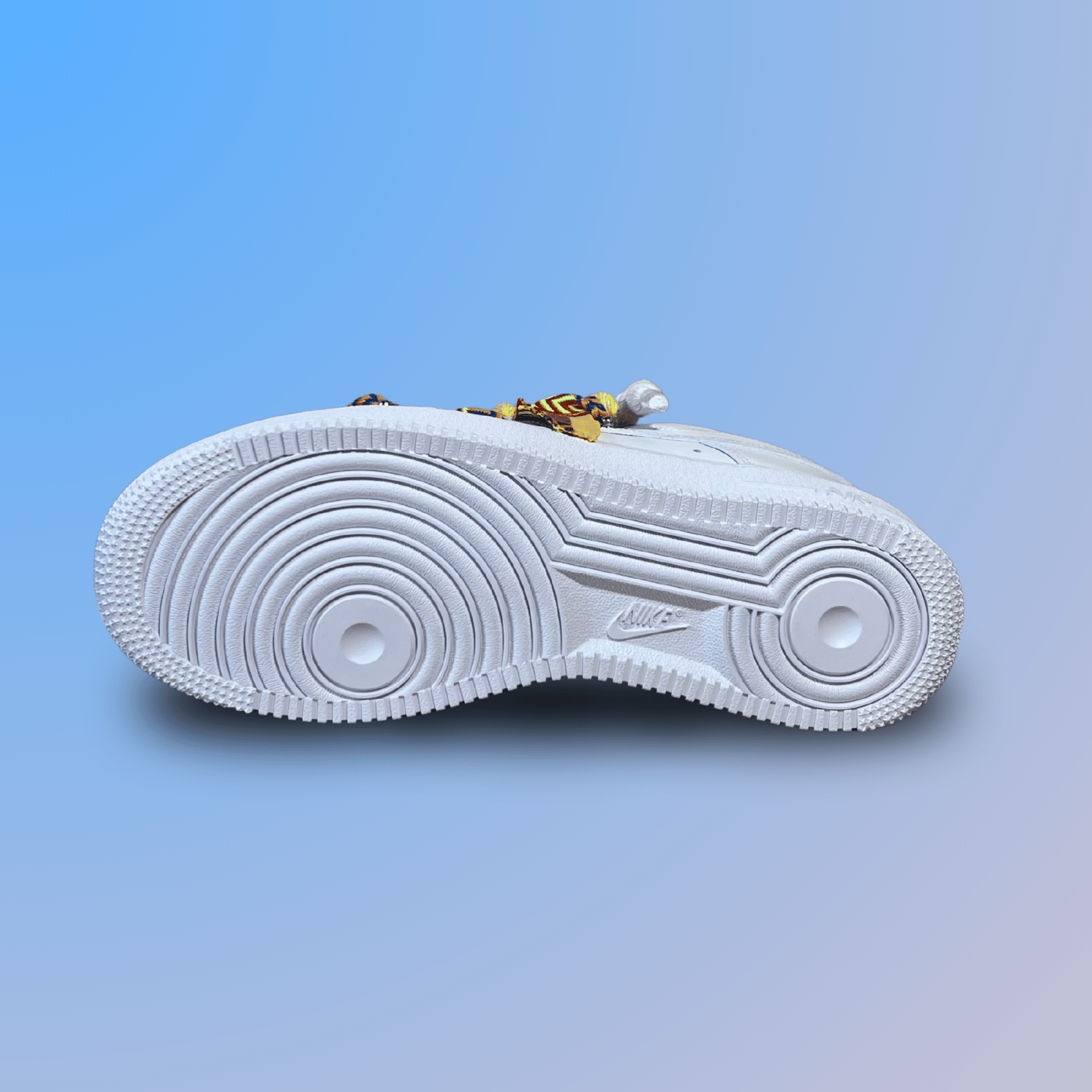 Nike Air Force 1 Lanvin Rope Lace Yellow Blue