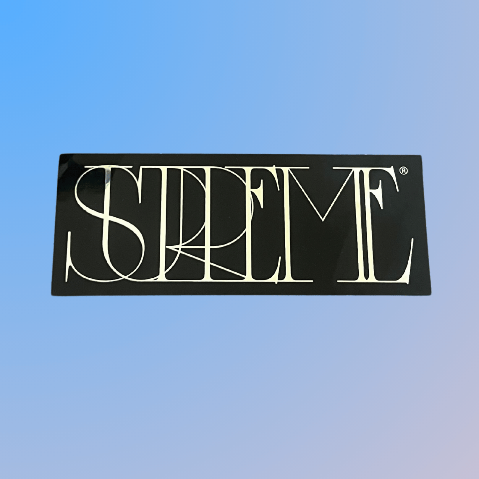 Black Supreme sticker
