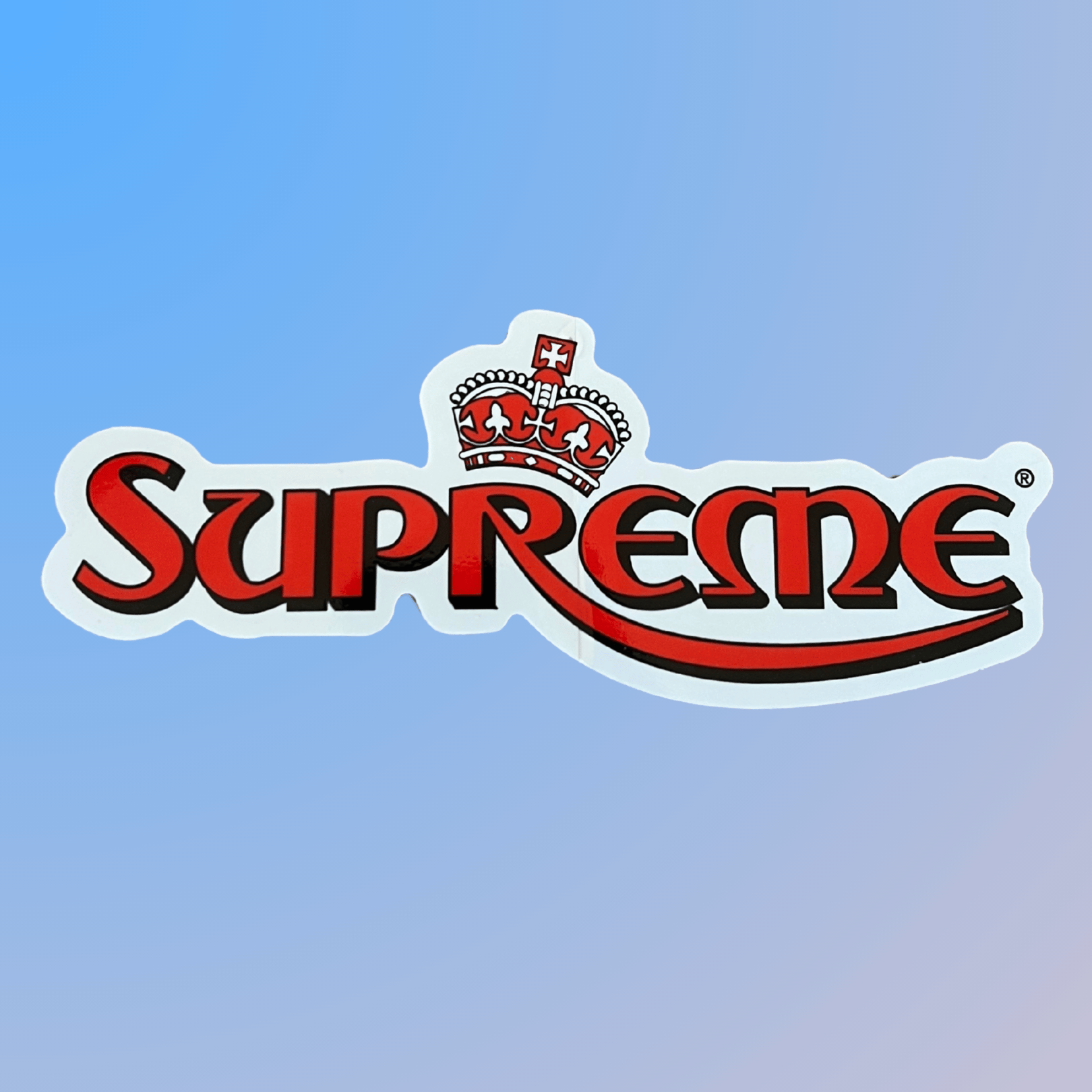 Supreme Crown sticker
