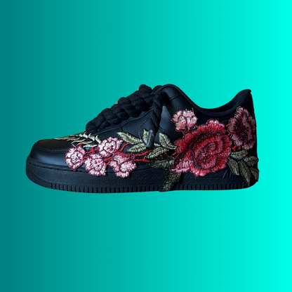 Nike Air Force 1 '07 Black Chunky Rope Lace Rose (új)