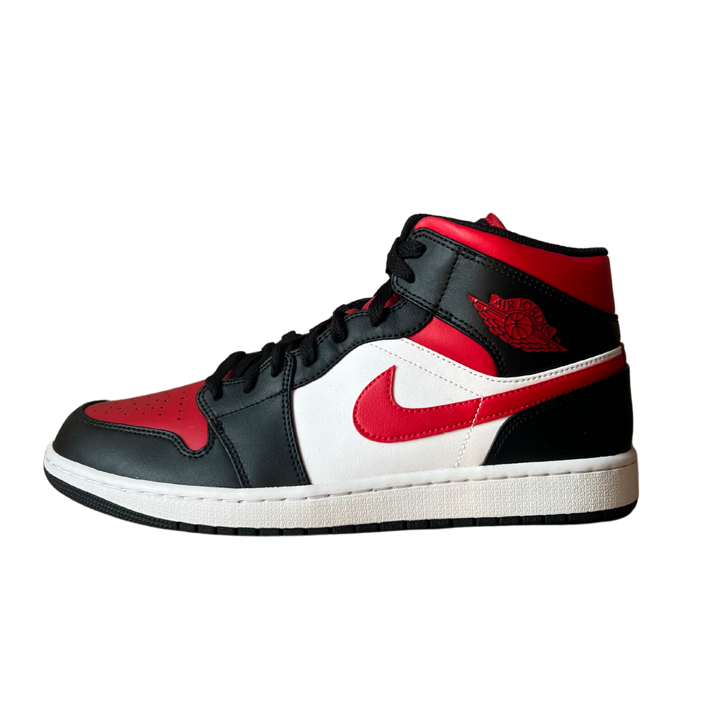 Jordan 1 Mid Black Red