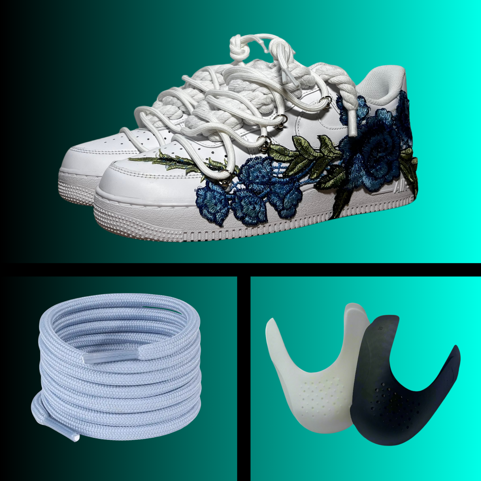 Rose Laced Up Air Force Bundle