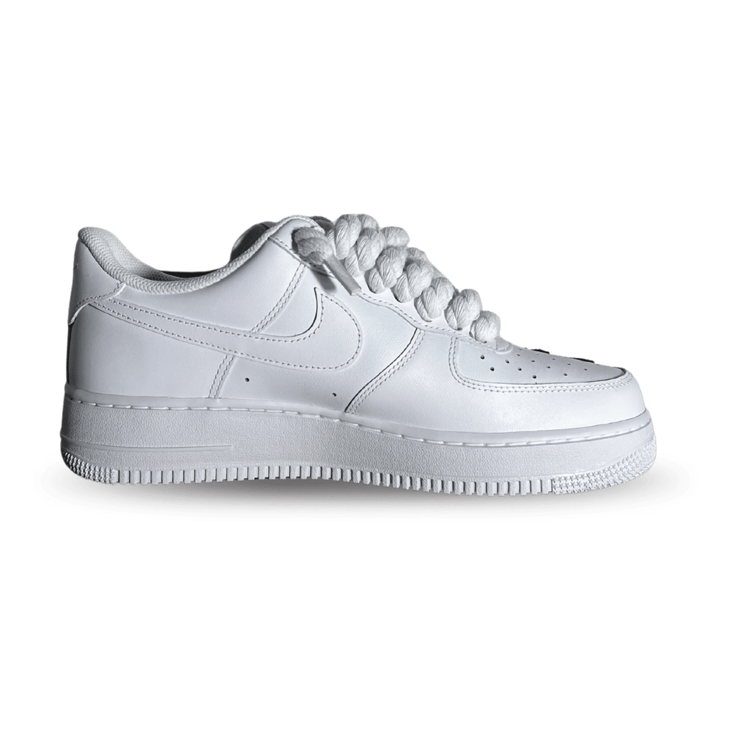 Nike Air Force 1 '07 Chunky Rope Lace White Black Rose