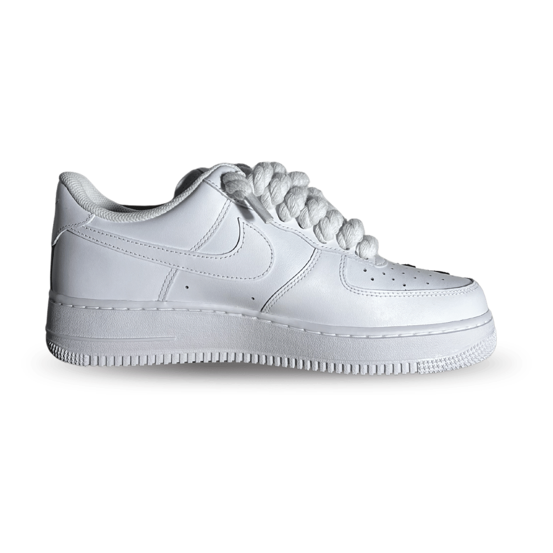 Nike Air Force 1 '07 Chunky Rope Lace White Black Rose