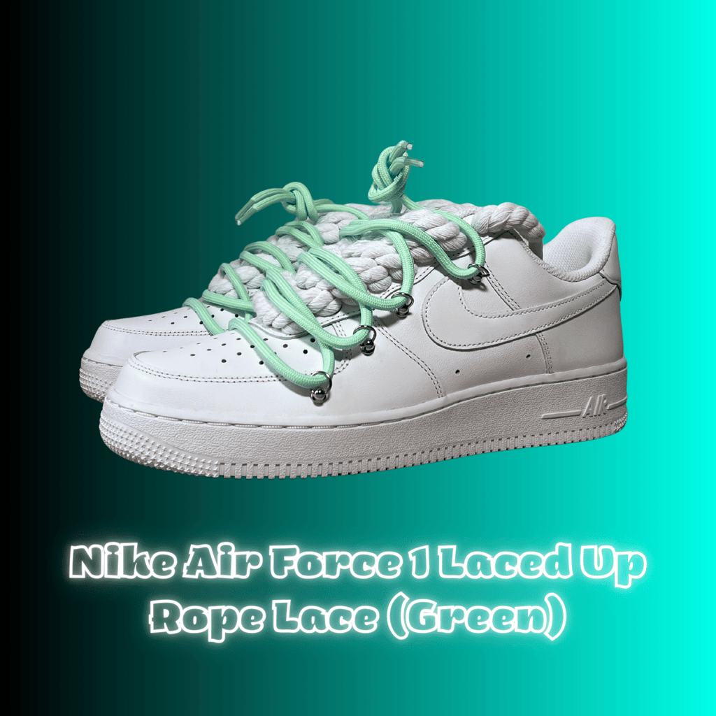 White Lanvin Rope Lace Air Force Bundle