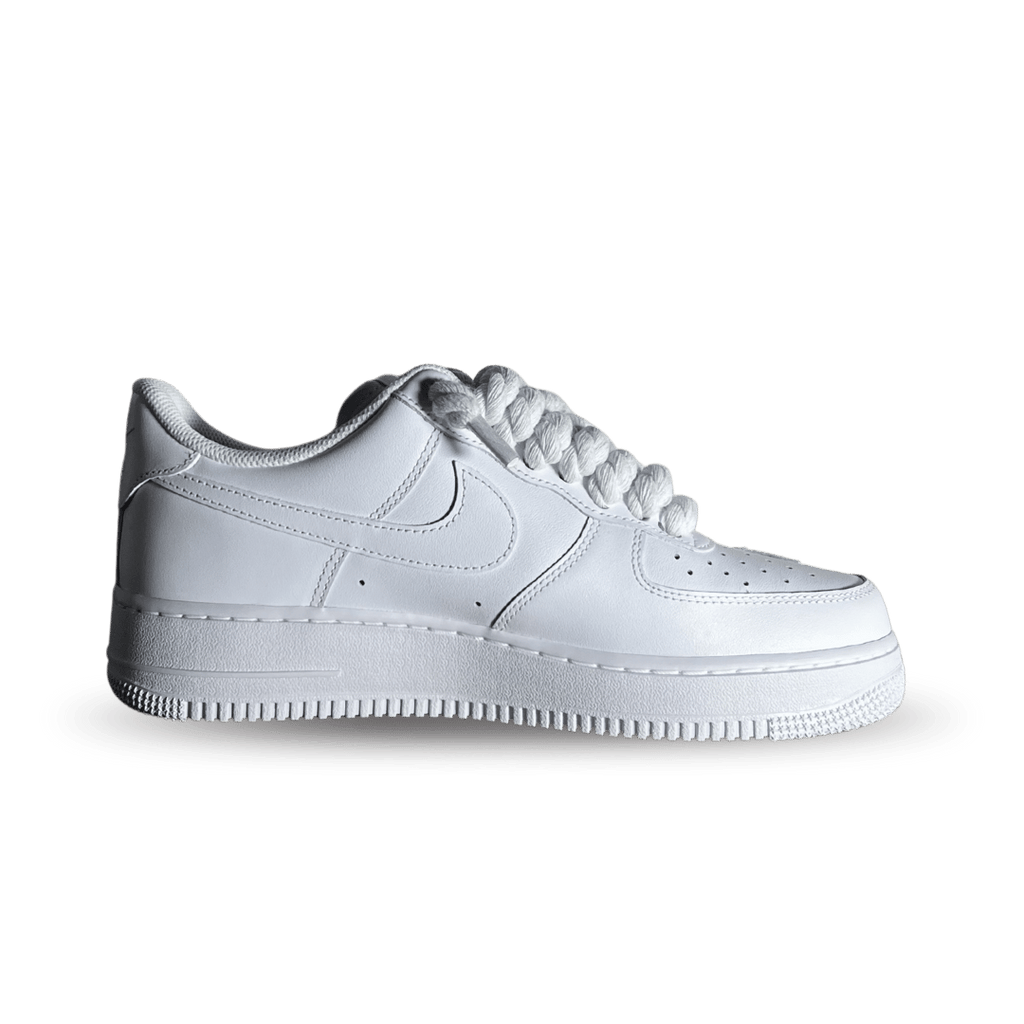 Nike Air Force 1 '07 Chunky Rope Lace Pure White Rose