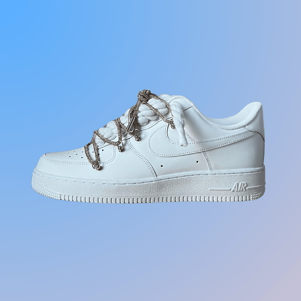Nike Air Force 1 "Diamond" Rope Lace (Champagne) (új)
