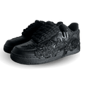 Nike Air Force 1 '07 Black Chunky Rope Lace Pure Black Rose