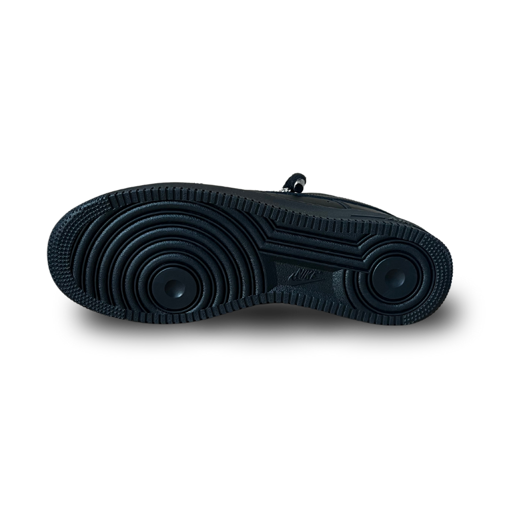 Nike Air Force 1 Black "Diamond" Rope Lace (Champagne) (új)