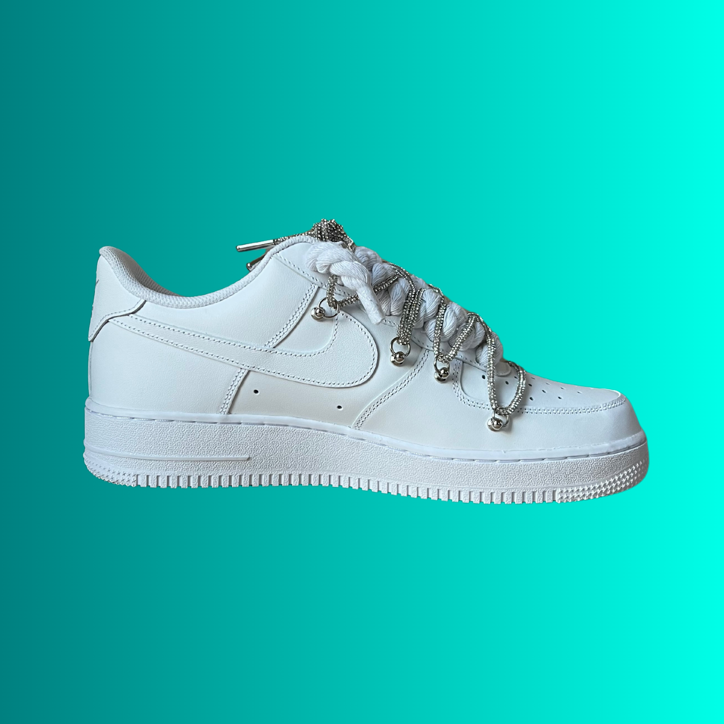 Nike Air Force 1 "Diamond" Rope Lace (White) (új)