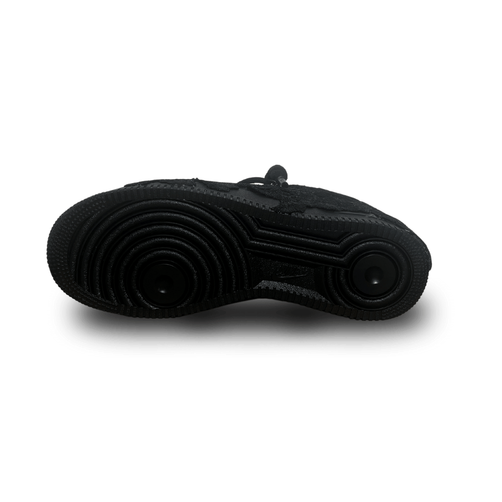 Nike Air Force 1 Black Rose Pure Black Laced Up