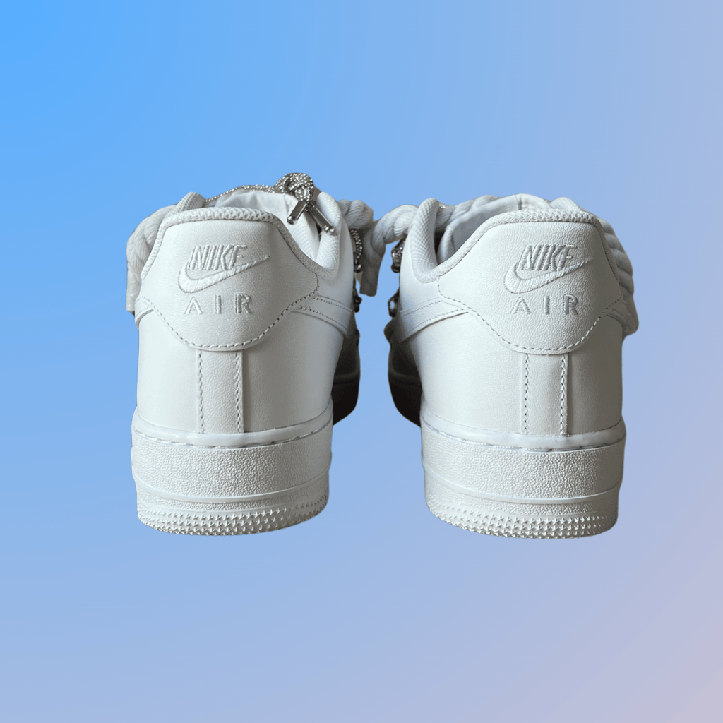 Nike Air Force 1 "Diamond" Rope Lace (White)