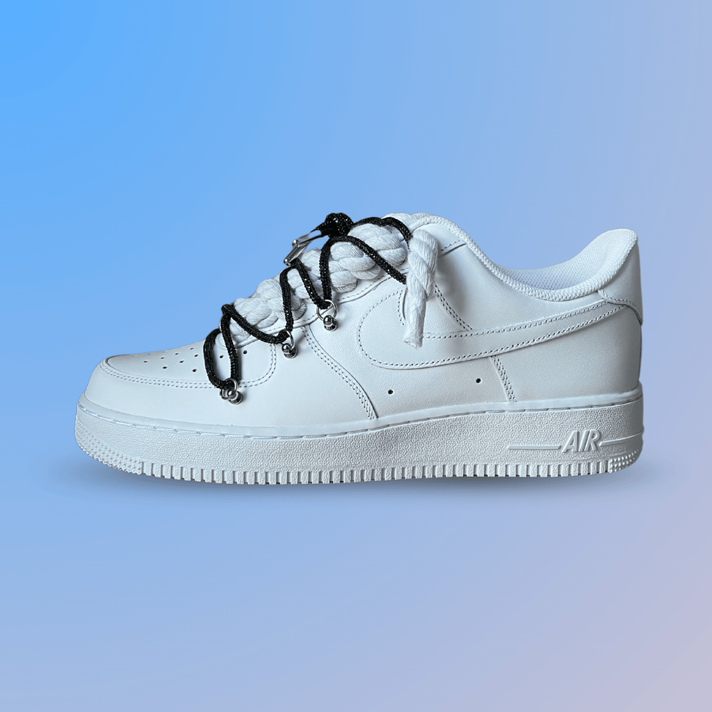 Nike Air Force 1 "Diamond" Rope Lace (Black) (új)
