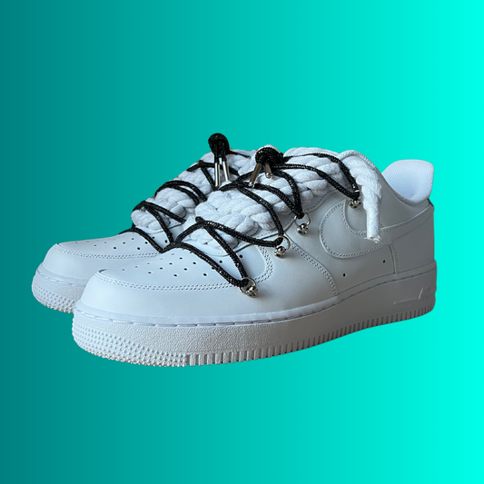 Nike Air Force 1 "Diamond" Rope Lace (Black) (új)