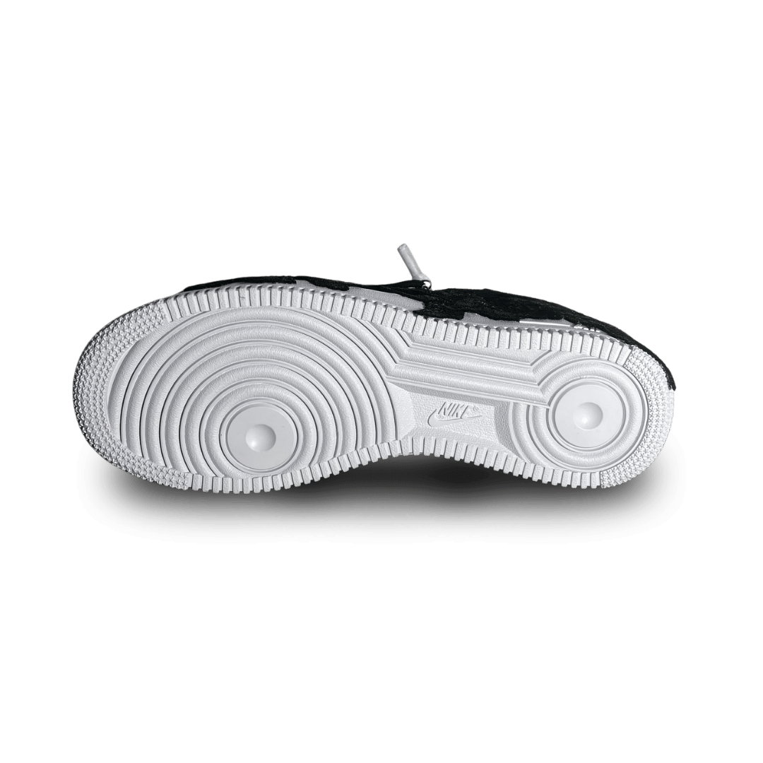 Nike Air Force 1 Rose White Black Laced Up