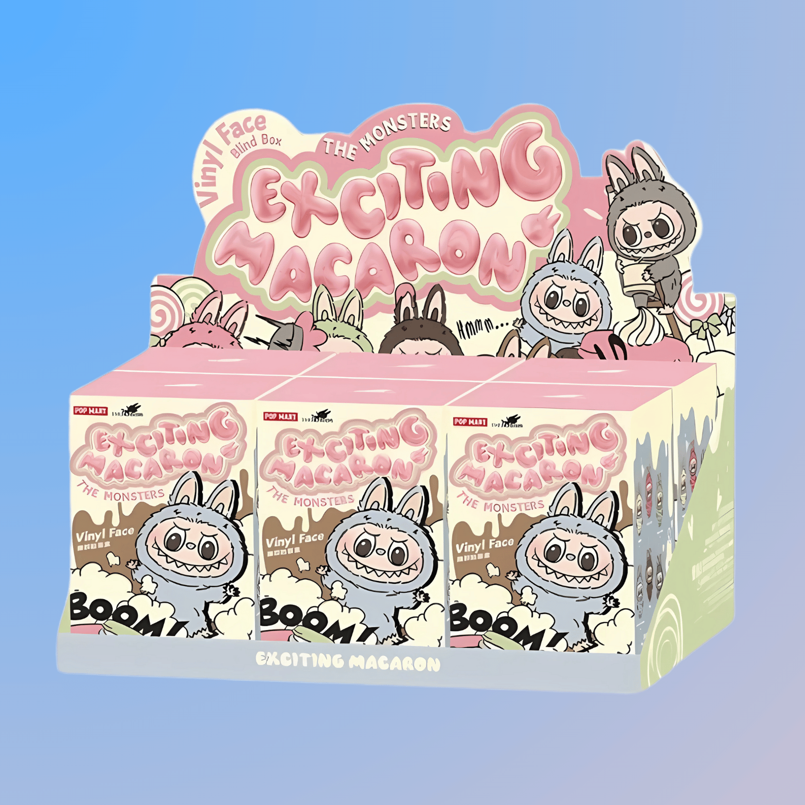 Pop Mart Labubu The Monsters Tasty Macarons Vinyl Face