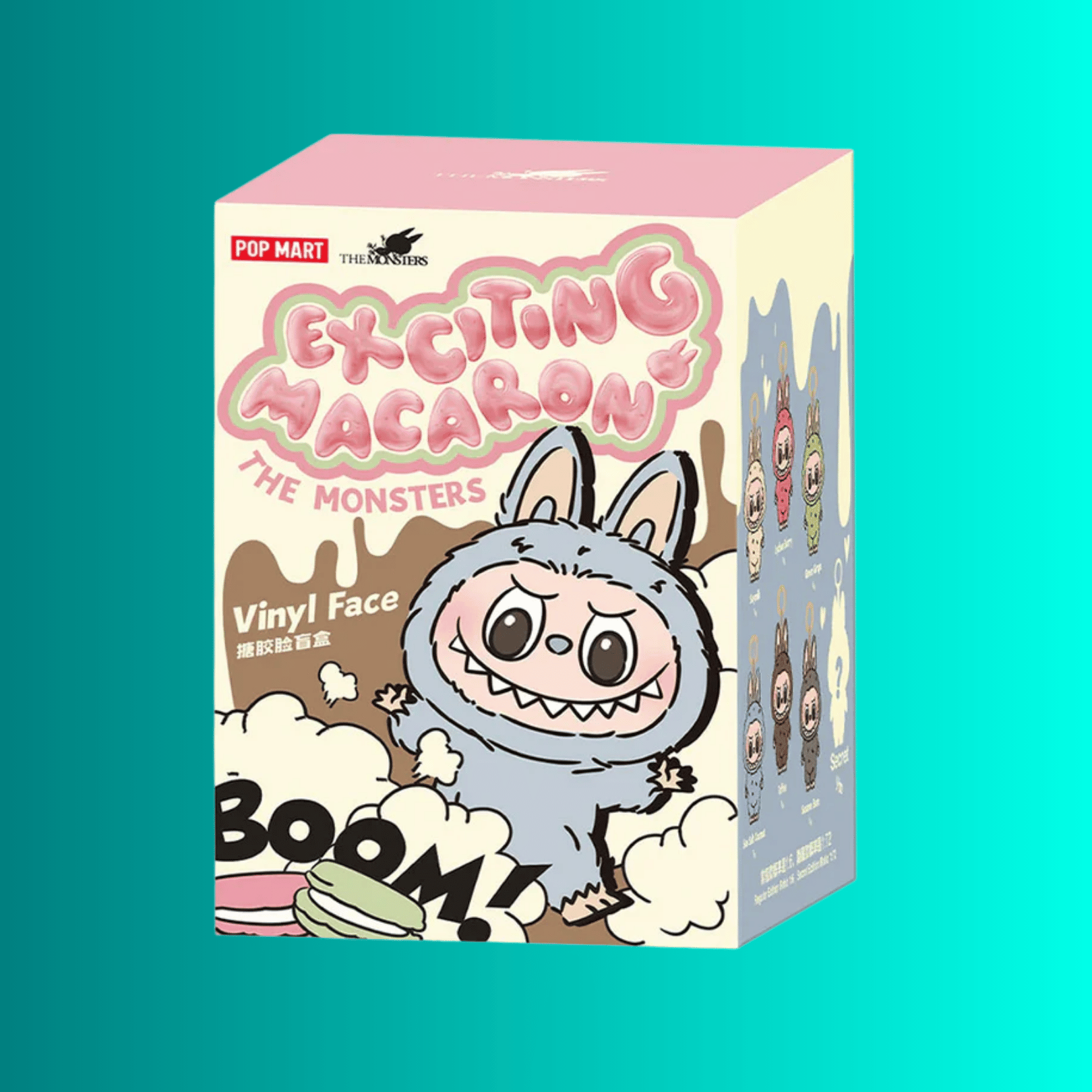 Pop Mart Labubu The Monsters Tasty Macarons Vinyl Face Single Blind Box