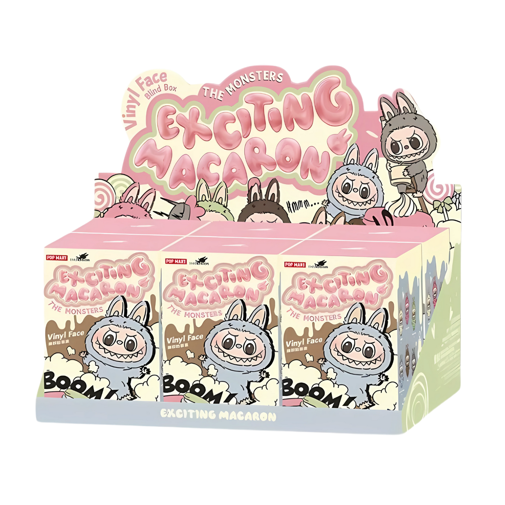 Pop Mart Labubu The Monsters Tasty Macarons Vinyl Face