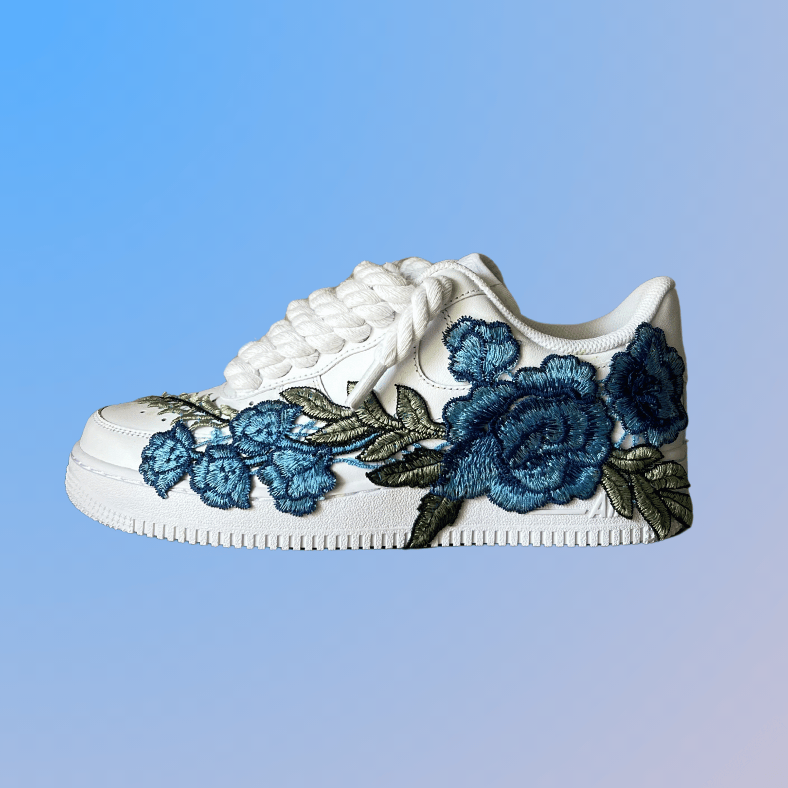 Nike Air Force 1 '07 Chunky Rope Lace Blue Rose