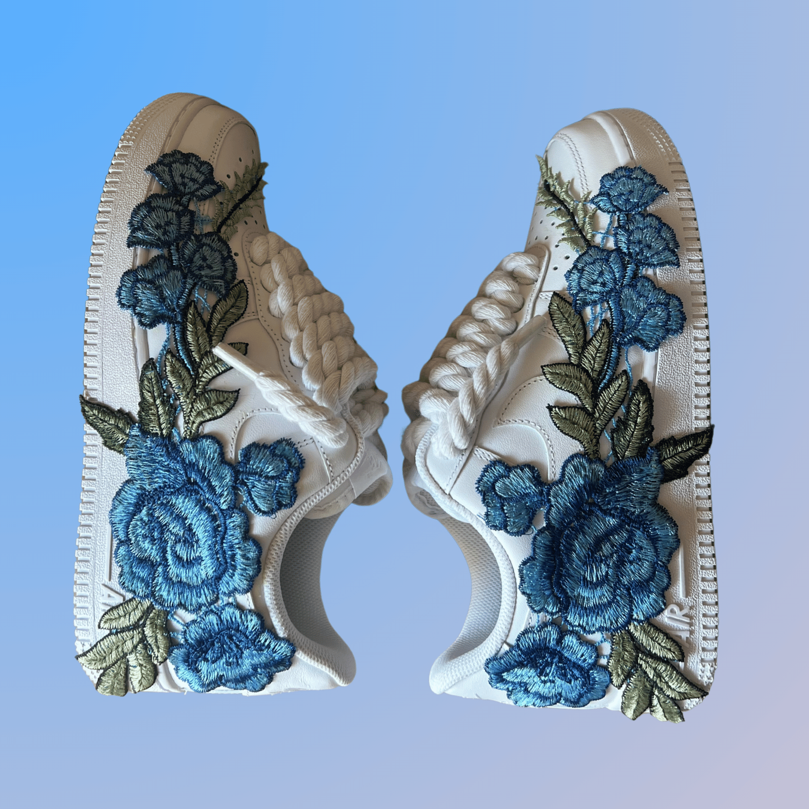 Nike Air Force 1 '07 Chunky Rope Lace Blue Rose